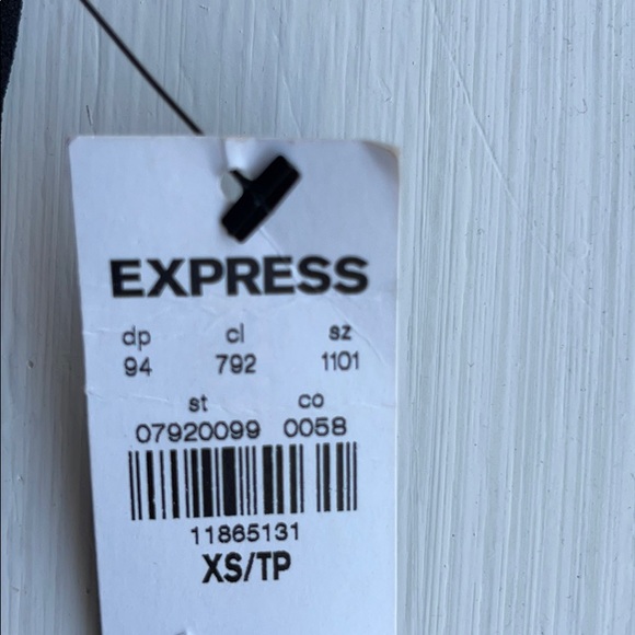 Express Black Peekaboo Sleeveless Dress With cut - Picture 5 of 5